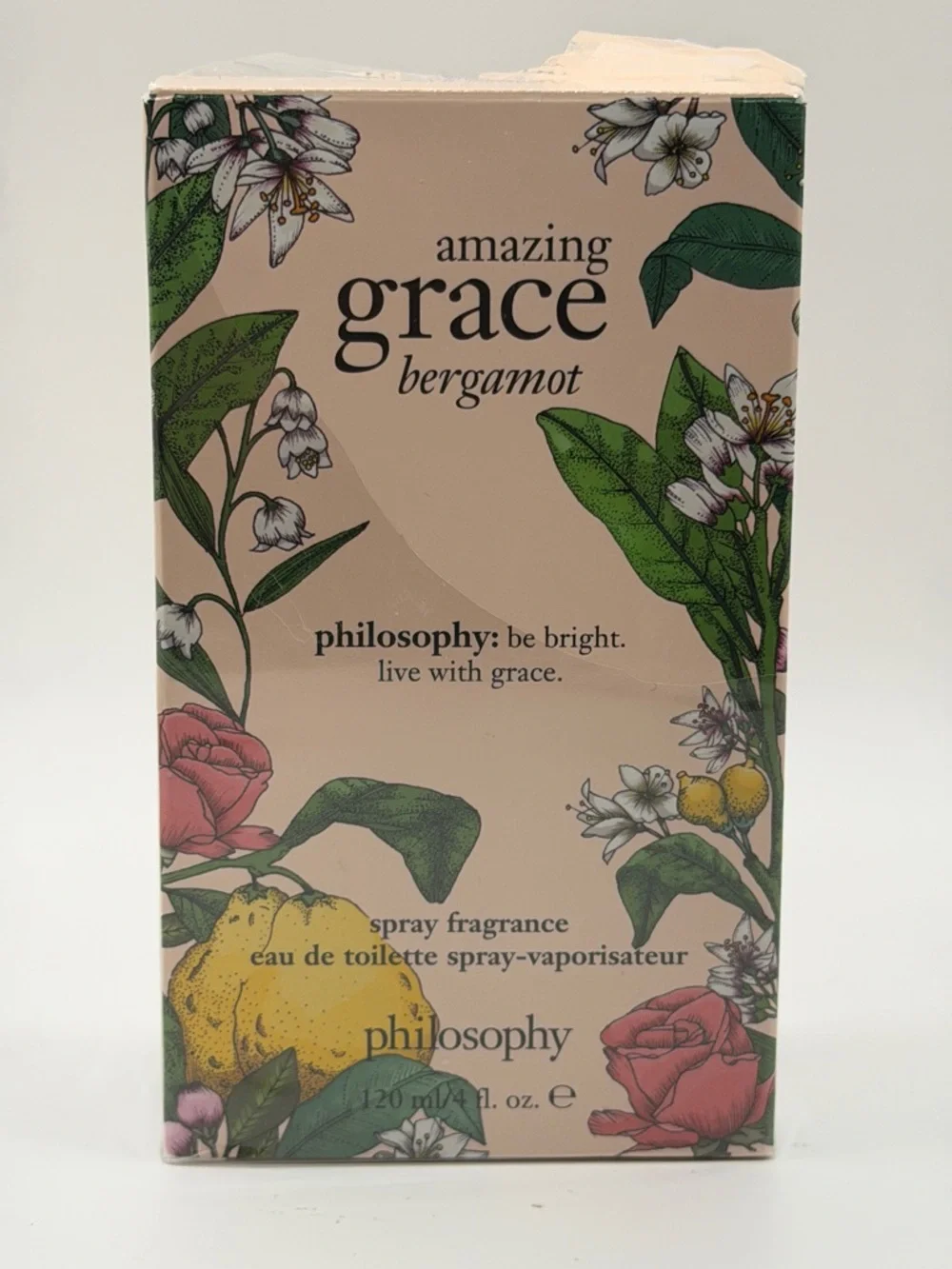 Philosophy Amazing Grace Bergamot Spray Eau de Toilette LARGE 4 Oz. NIB/SEALED* - Picture 7 of 11